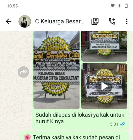Pengiriman Papan Bunga Duka Tanjung Duren Selatan